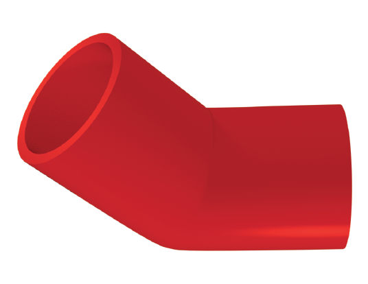 25mm 45 degree aspirating smoke detection bend