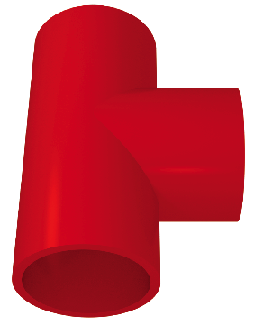 25mm aspirating smoke detection equal tee